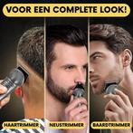 6-in-1 Baardtrimmer Mannen - Trimmer voor Baard en Lichaam -, Ophalen of Verzenden, Zo goed als nieuw