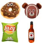 Folie ballon letter set Dog Party goud en Cute Animal Face, Verzenden, Nieuw