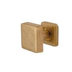 Voordeurknop Charley - messing getrommeld, Doe-het-zelf en Verbouw, Hang- en Sluitwerk, Verzenden, Nieuw