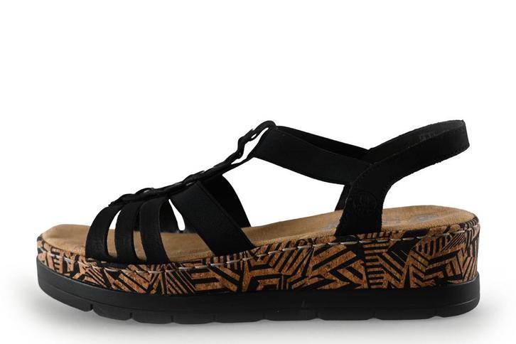 Rieker Sandalen in maat 41 Zwart | 10% extra korting, Kleding | Dames, Schoenen, Zwart, Zo goed als nieuw, Sandalen of Muiltjes
