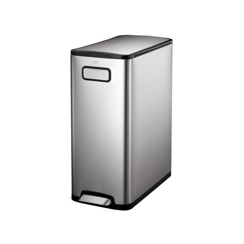 EKO Ecofly pedaalemmer 30 ltr - Mat RVS, Huis en Inrichting, Woonaccessoires | Prullenbakken, Nieuw, Verzenden