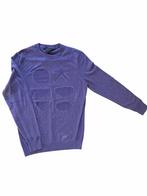 -61% Koll3kt  Koll3kt Print Pullover Sweater  maat M, Nieuw, Paars, Verzenden