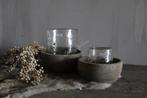 Set van 2 vergrijsde houten schaaltjes, Ophalen of Verzenden, Nieuw
