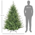 Kerstboom 180 Cm Kunstmatig Levensecht Met Dichte Takken En, Diversen, Kerst, Verzenden, Nieuw
