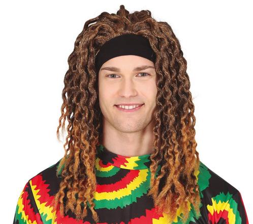 Rasta Pruik Hoofdband, Hobby en Vrije tijd, Feestartikelen, Nieuw, Verzenden