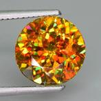 Zonder Minimumprijs Geel, Oranje Titaniet - 5.11 ct -, Nieuw