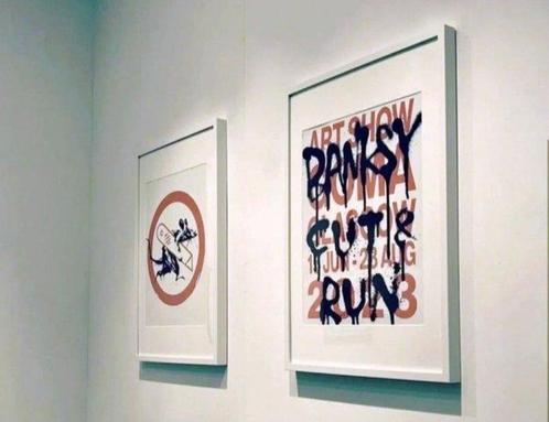Banksy (1974) - Cut and Run - Officiel, Antiek en Kunst, Kunst | Schilderijen | Modern