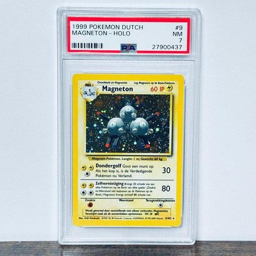 Pokémon Graded card - Magneton Holo - Base Set Dutch #9 -, Hobby en Vrije tijd, Verzamelkaartspellen | Pokémon