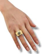 Ring - 18 karaat Geel goud, Een Le Vian 18k gouden smaragd, Nieuw