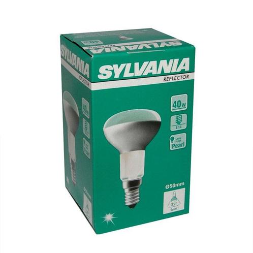 Sylvania Gloeilamp Reflectorlamp E14 R50 40W 30° Mat Ø5cm, Huis en Inrichting, Lampen | Plafondlampen, Nieuw, Ophalen of Verzenden