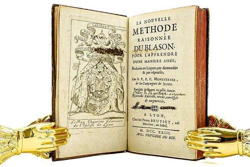 P.F.C. Menestrier - La Nouvelle Méthode Raisonnée du Blason, Antiek en Kunst, Antiek | Boeken en Bijbels