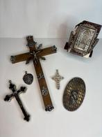 Collectie van 6 religieuze objecten (6) - Antiek -, Antiek en Kunst