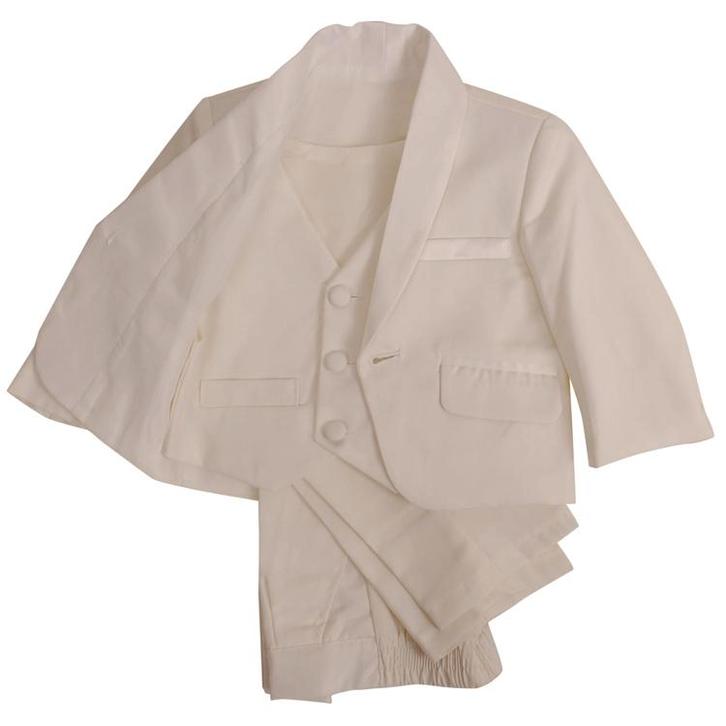 Babysmoking Ivoor effen-86 NIEUW, Kinderen en Baby's, Babykleding | Maat 86, Jongetje, Nieuw, Ophalen of Verzenden