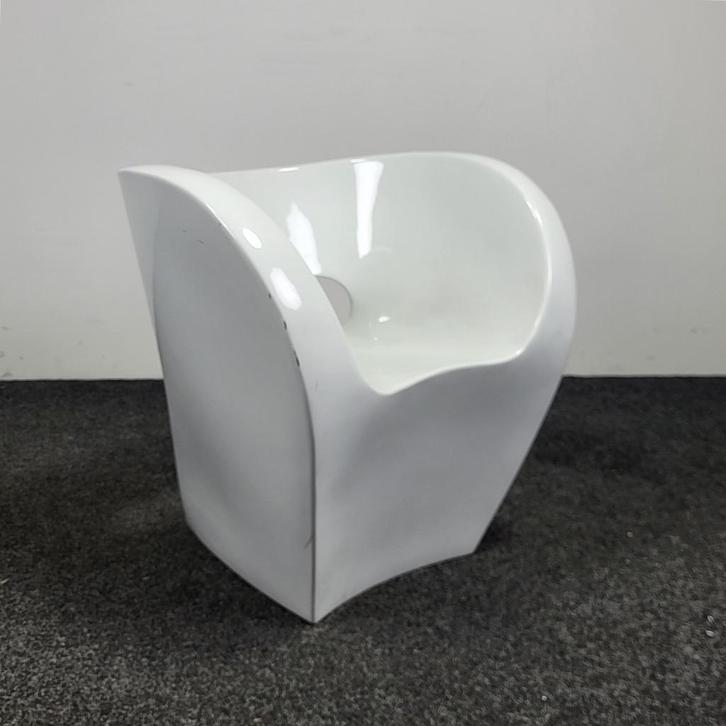 Moroso Little Albert - Wit (A), Huis en Inrichting, Stoelen, Wit, Gebruikt, Ophalen of Verzenden