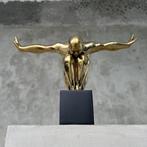 sculptuur, NO RESERVE PRICE - Bronze Statue of an Olympic, Antiek en Kunst