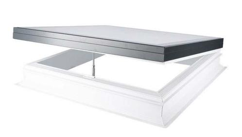 Velux lichtkoepel HR++ vlak glas | elektrisch | 80x80cm, Doe-het-zelf en Verbouw, Glas en Ramen