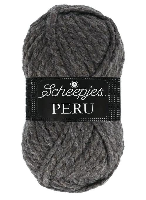 Scheepjes Peru - 30 donkerbruin - Alpaca/Acryl Bulky Dik G, Hobby en Vrije tijd, Breien en Haken, Ophalen of Verzenden