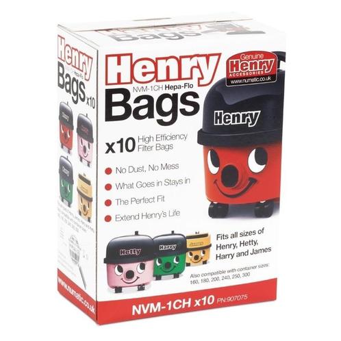 Henry stofzuigerzakken | 10 stuks | 23x16,5x9,5cm Numatic, Zakelijke goederen, Horeca | Keukenapparatuur, Nieuw in verpakking