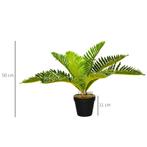 Kunstplant, Tropische Palmboom, Incl. Plantenbak, 50 Cm, Gro, Huis en Inrichting, Woonaccessoires | Kunstplanten en Kunstbloemen