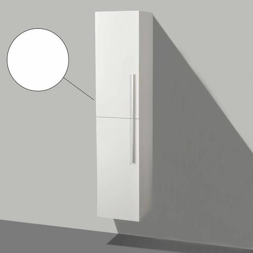 Hoge Kolomkast 35X35X160 Cm Hoogglans Wit, Huis en Inrichting, Badkamer | Badkamermeubels, Ophalen of Verzenden