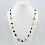 Halsketting - 14 karaat Geel goud - 11.88ct. tw. Gemengde, Nieuw