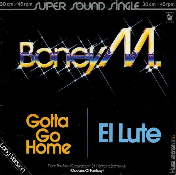12 inch gebruikt - Boney M. - Gotta Go Home / El Lute, Cd's en Dvd's, Vinyl Singles, Zo goed als nieuw, Verzenden