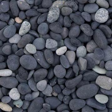 Beach Pebbles zwart | Bigbag 1 m³ | 1600kg beschikbaar voor biedingen