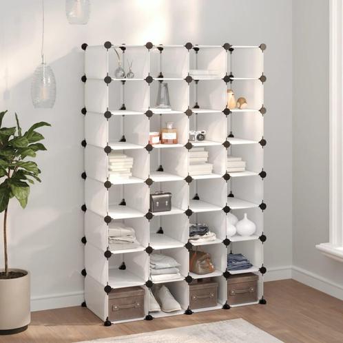 vidaXL Schoenenrek 93x36,5x140 cm polypropeen transparant, Huis en Inrichting, Kasten | Schoenenrekken, Nieuw, Verzenden
