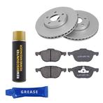 Voordeelset Remschijven + Remblokken VOLVO V40 T5 AWD voorzi, Verzenden, Nieuw