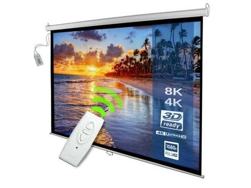 Veiling - Gemotoriseerd Projectiescherm - 178x178 cm, Audio, Tv en Foto, Projectieschermen