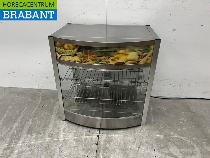 RVS Warmhoudvitrine 64.5 cm 230V Horeca, Zakelijke goederen, Horeca | Keukenapparatuur, Gebruikt, Ophalen of Verzenden