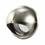 DEC RVS bolrooster met vliegengaas Ø 200mm - 35015005, Doe-het-zelf en Verbouw, Ventilatie en Afzuiging, Ophalen of Verzenden