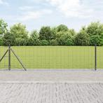 vidaXL Euro Omheining met 13 Flanspalen 0.6x50 m, Tuin en Terras, Schuttingen, Verzenden, Nieuw, IJzer
