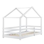 [en.casa] Kinderbed Knätten huisbed met uitvalbeveiliging 70, Kinderen en Baby's, Kinderkamer | Bedden, Verzenden, Nieuw
