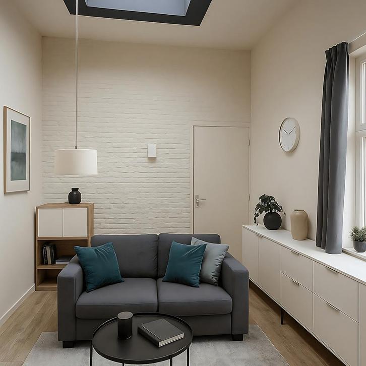 Kamer met eigen sanitair en gedeelde wasmachine in centrum, Huizen en Kamers, Kamers te huur, 20 tot 35 m², Overige regio's