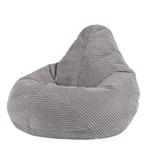 Chillz Kinder Zitzak Corduroy - Grijs, Verzenden, Nieuw