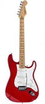 Fender Stratocaster Plus Torino Red 1993, Solid body, Gebruikt, Ophalen of Verzenden, Fender