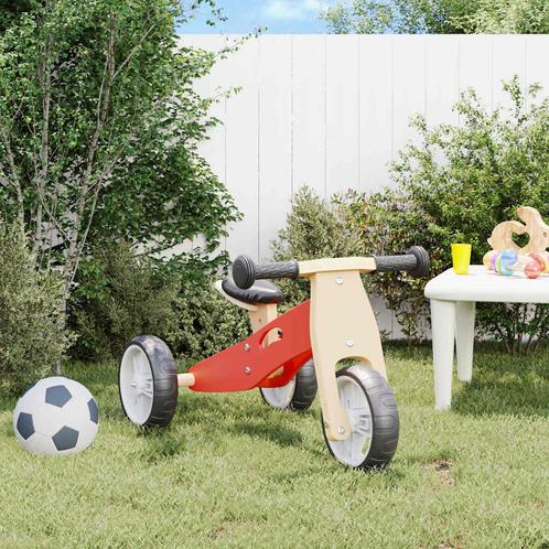 vidaXL Loopfiets voor kinderen 2-in-1 rood, Kinderen en Baby's, Speelgoed | Buiten | Voertuigen en Loopfietsen, Nieuw, Verzenden