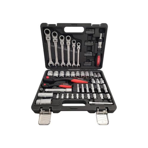 Doppen set 1/4 & 1/2 68 delig, Auto diversen, Autogereedschap, Nieuw, Verzenden
