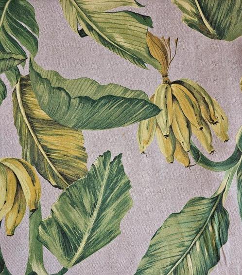 Geen nettooordeelprijs! Exclusief Boheemse stof met bananen, Antiek en Kunst, Antiek | Kleden en Textiel