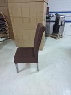 Restpartij!! Horeca zeer solide nieuwe stoelen bruin alumini, Zakelijke goederen, Ophalen of Verzenden, Nieuw in verpakking