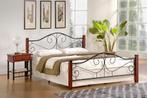 VIOLETTA Tweepersoonsbed 160x200 | Retourdeal | 40%, Huis en Inrichting, Slaapkamer | Bedden, Zwart, Ophalen of Verzenden, Traditioneel