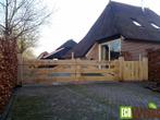 Plattelandshek 2-delig (Breedte: 3.50m, Soort: Douglas), Tuin en Terras, Tuinhekken en Hekwerk, Ophalen of Verzenden, Nieuw