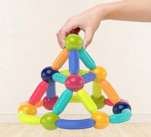 JUST23 Magnetic Tiles KBB61 - Magnetisch Speelgoed - 61, Kinderen en Baby's, Speelgoed | Overig, Zo goed als nieuw, Ophalen of Verzenden