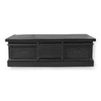 Salontafel Mangohout | Zwart | Outlet prijzen!, Huis en Inrichting, Tafels | Salontafels, Ophalen, Nieuw, Industrieel
