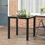 TRUUSK Vierkante Tuintafel Voor 4 Personen, Terrastafel Met, Verzenden, Nieuw