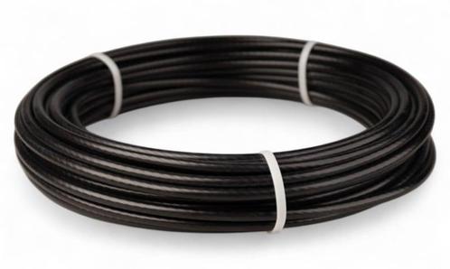 Fitness Staalkabel 5,5mm 10 meter zwart, Doe-het-zelf en Verbouw, IJzerwaren en Bevestigingsmiddelen, Verzenden