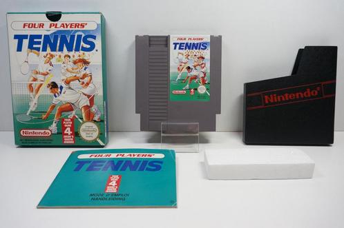Four Players Tennis - NES-74-FRA Garantie & morgen in huis!, Spelcomputers en Games, Games | Nintendo NES, Zo goed als nieuw, Ophalen of Verzenden