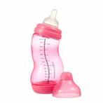 Difrax S-Fles Wide Donkerroze 310 ml, Kinderen en Baby's, Nieuw, Verzenden