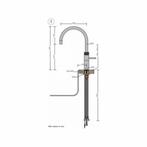 Fusion Round Mat Zwart Met Combi Boiler, Doe-het-zelf en Verbouw, Sanitair, Ophalen of Verzenden, Nieuw